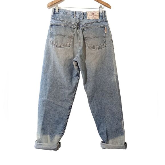 Vintage 90s Lucky Brand Button Fly Relaxed Mom Jeans Faded Distressed Size 14 - Picture 6 of 15